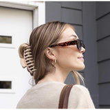 4 Pcs Geometric Hair Barrette Hair Elegant Clip Hollow Hairpin Multicolor
