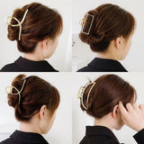 New Grab Hair Clip Accessories Golden