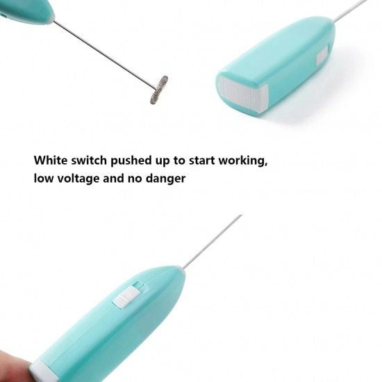 Milk Frother Mixer Portable Foamer Maker Without Battery (Pink) - Shop N Save