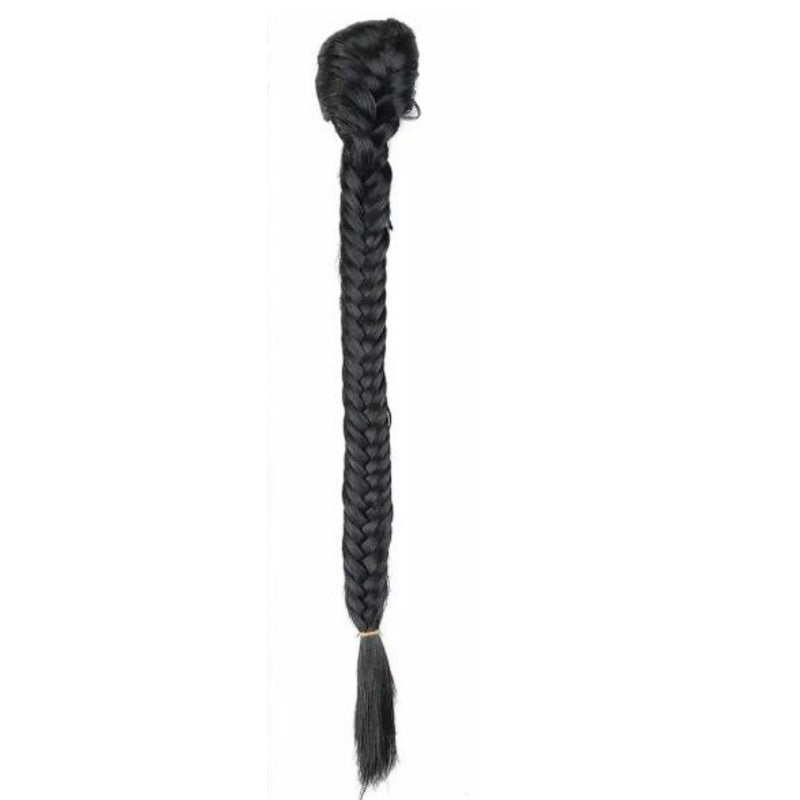 Hand-Woven Fishbone Braid Ponytail: Douyin Store, High Fake Ponytail