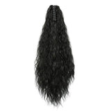 Foreign trade ponytail wig female curly small curly hair gripper type long ponytail braid chemical fiber found goods