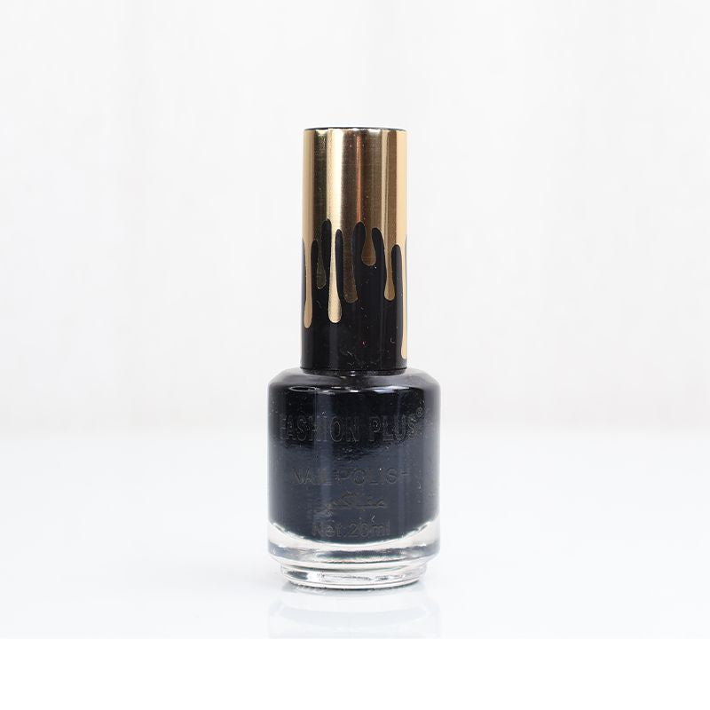 Fashion Plus Nail Polish: Jet Black for Edgy Nails(30)