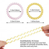High Quality Telephone Line Hair Tie Light Purple
