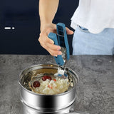 Stainless Steel Plate Gripper Anti Scalding Hot Bowl Retriever Tongs Clip - Shop N Save