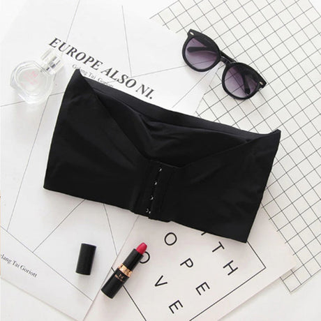 Strapless High Quality Comfortable Wear Push Up Bra - Black - Shop N Save