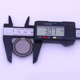 1PC Magnetic Ring Mobile Phone Holder - Solid Color Ring Bracket Alloy Phone Fastened Ring 360 Rotating Desktop Stand - Black