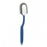 Soft Hair Household Long Handle Three-Sided Shoe Brush - Blue