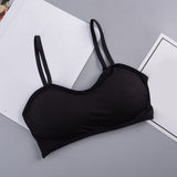 Woman Seamless Bras Vest Thread Beautiful - Black - Shop N Save