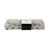 Love Life Scented Candle 3Pc Stand + 15Pcs Candle Set 4.5X23.5X8 cm (White Cotton).