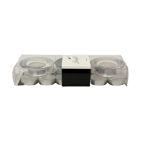Love Life Scented Candle 3Pc Stand + 15Pcs Candle Set 4.5X23.5X8 cm (White Cotton).
