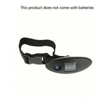 Mini LCD Digital Luggage Scales Portable Travel Bag Weighing Accurate Scales (Black) .