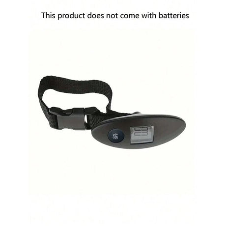 Mini LCD Digital Luggage Scales Portable Travel Bag Weighing Accurate Scales (Black) .