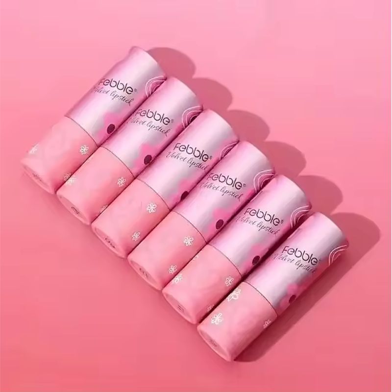 Febble Velvet Lipstick: Luxurious Matte Finish for Stunning Lips 1 pcs (03)