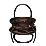 Black Crocodile Handbag: Stylish, Large Capacity, PU Leather, Chic - Shop N Save