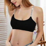 Cross Border Letter Shoulder Strap With Back Buckle - Black - Shop N Save