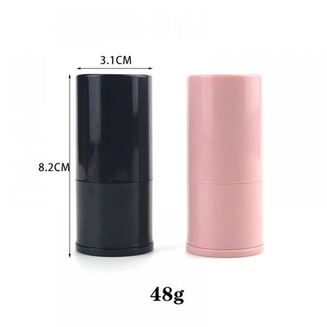 1 Pcs Makeup Brush With Cover Curved Foundation - Black