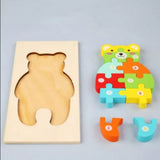 Wooden 3D Puzzles Children Game Toys - Multicolor - Shop N Save