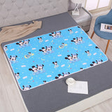 New Born Baby Quilted Urine Washable Pad - Blue - Shop N Save