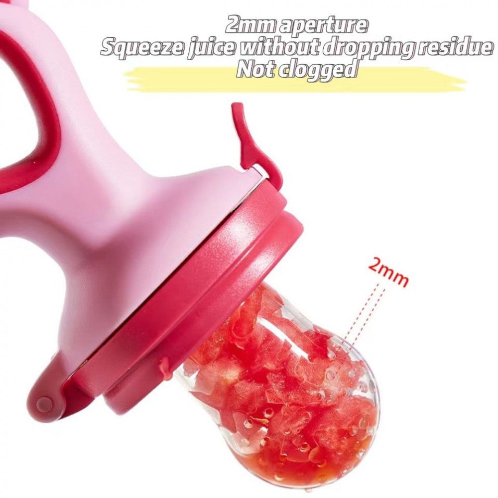 New Born Fruit And Vegetable Silicone Bite - Pink - Shop N Save