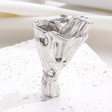 Creative High-end Alloy Jewelry Accessory Bouquet Brooch