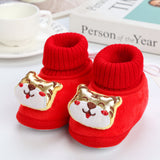 Soft Bottom New Born Red Velvet Warm Cotton Shoes - Shop N Save