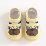 Newborn Infant Cartoon Design Socks Shoes For Kids Baby Girls - Breathable New Stylish Fashion For Boys Children - Soft Cotton Shoes - Yellow - Shop N Save