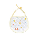 3 PCs Set Multi Pint Baby Bib Pure Cotton New Born Saliva Towel Light Yellow - Shop N Save