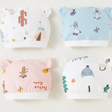 Spring And Autumn Thin Section Newborn Fetal Hat - Blue - Shop N Save