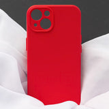 Luxury Silicon case for IPhone 14 Plus (Red)