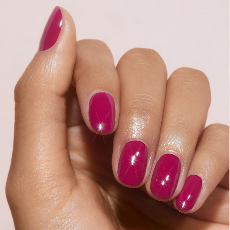 Miss Lou Nail Polish: Dark Pink (2)