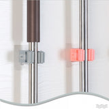 Hanging Mop Sticky Hook Clip For Bathroom And Kitchen - Gray