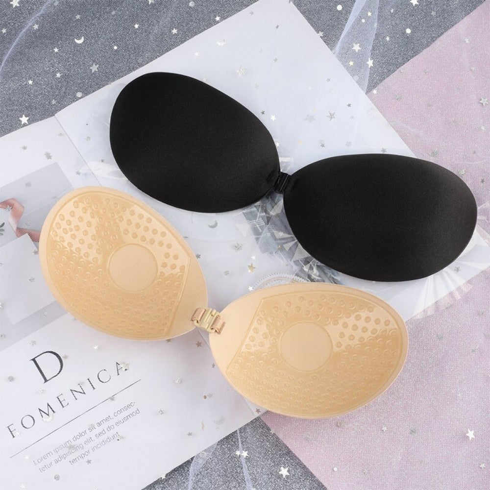 Strapless Invisible Bra Seamless Push Up Silicone Bra - Skin - Shop N Save