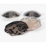 Lace Silicone Adhesive Nipple Cover For Women - Black - Shop N Save