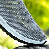 Sneakers for MEN Lightweight Breathable Non-Slip Soft And Comfortable Shoes For Walking Running Jogging Exercise Gym and Outdoor Office Casual Shoes - Gray