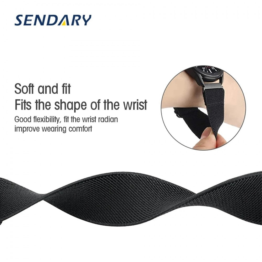 Nylon Loop Strap For Apple Watch Band Smartwatch Belt Dark Blue