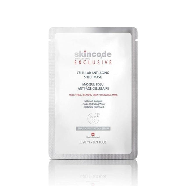 Skincode Cellular Anti-Aging Sheet Mask 20ml x 5 - Shop N Save