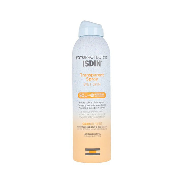 ISDIN FOTOPROTECTOR WET SKIN TRANS SPR 50+ 250ML - Shop N Save