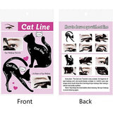 Cat Eyeliner Guides Easy Quick Makeup Tool - Black