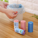 30 Pcs Disposable Garbage Dustbin Bag Shopper Roll Green