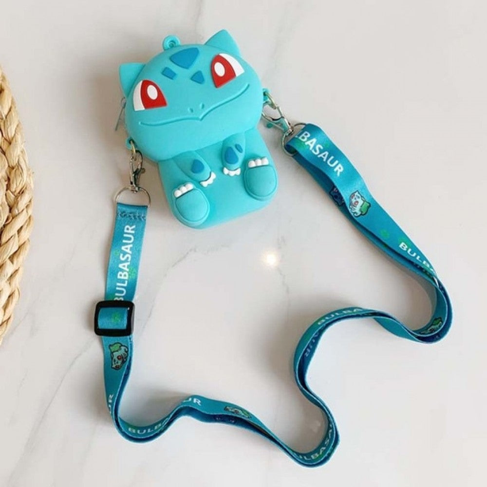 Cartoon 3D Earphone Case For Airpods 1 2 Silicone Cover - Blue