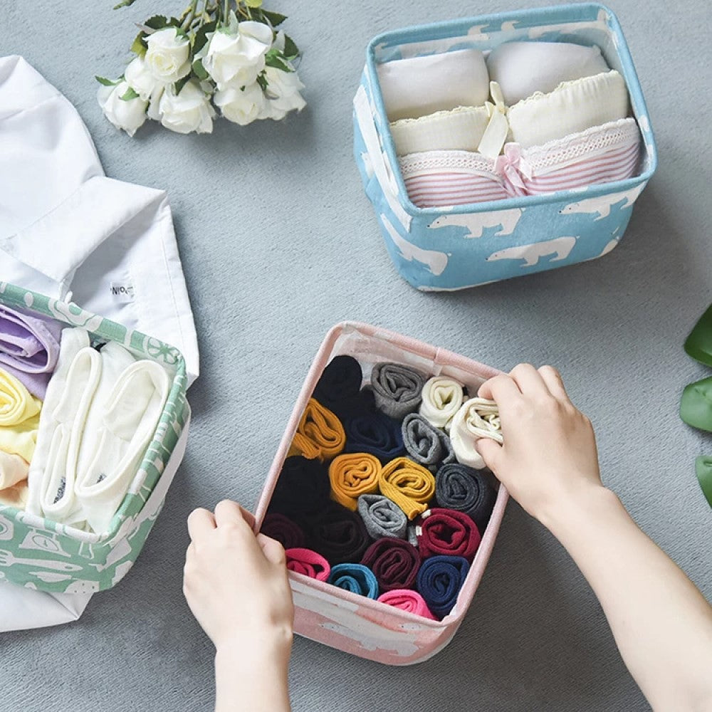 Desktop Waterproof Cosmetic Storage Organizer - black