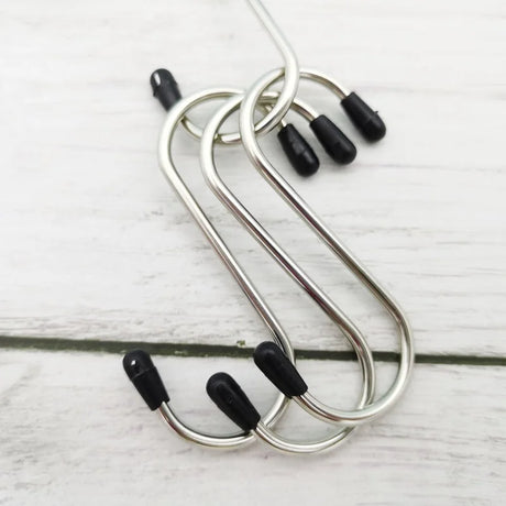 Stainless Steel S-Hooks: Multifunctional, Durable, Space-Saving - Shop N Save
