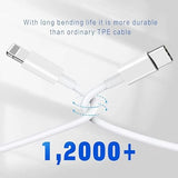 BLAST INN USB C to Lightning Cable: Fast Charger, iPhone 14/13/12, White - Shop N Save