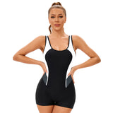Sleeveless Modest One-Piece Womens Swimsuit
