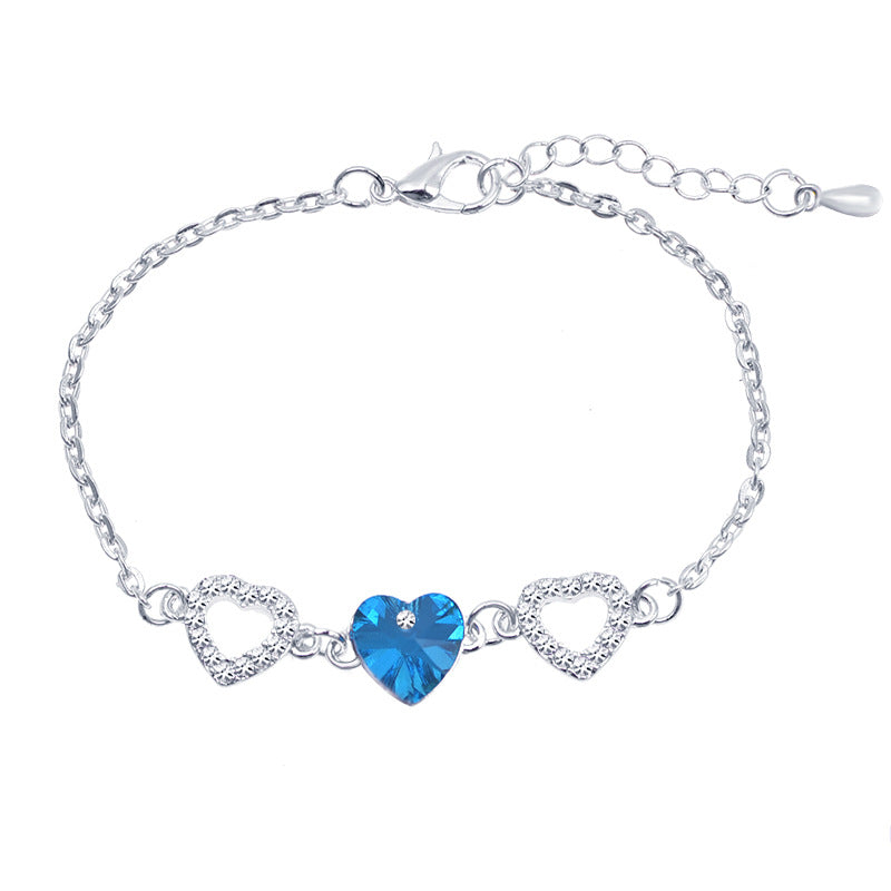 Silver Heart Hand Bracelet - Ethnic Style, Factory Direct Sales - Shop N Save