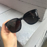 Unisex Fashion Sunscreen Trend Sunglasses - Black - Shop N Save