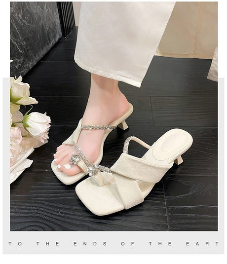 Women's Minimalist Pointed Toe Mules, Comfortable Hidden Heel Slip-On Sandals, Premium PU Leather Daily Commute Shoes, Non-Slip Outsole, Summer Casual Footwear