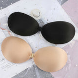 Strapless Invisible Bra Seamless Push Up Silicone Bra - Skin - Shop N Save