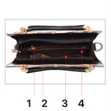 Elegant Black Geometric Handbag: Stylish, High Quality, Versatile Chic - Shop N Save