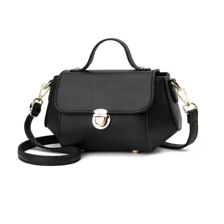 Chic Mini Crossbody: Classic, Adjustable, Versatile, Button Closure Elegance - Shop N Save
